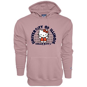 ILLINOIS HELLO KITTY SHINE A LIGHT HOODIE -  dustypink